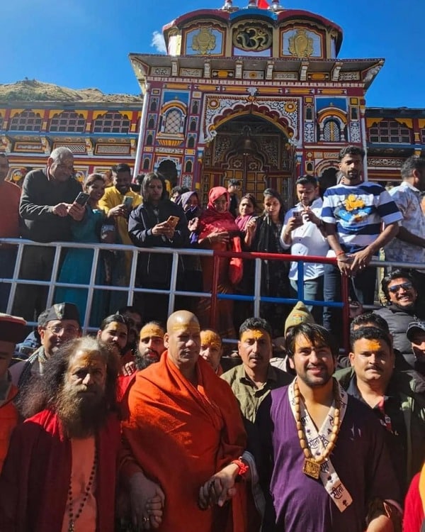 Bageshwar Dham Sarkar in  Kedarnath Dham